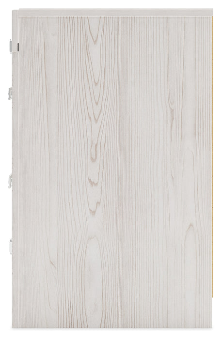 Altyra White Queen Storage Bed, Dresser, Mirror, Chest and Nightstand from Ashley Furniture - Luna Furniture