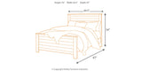 Porter Rustic Brown California King Panel Bed from Ashley Furniture - Luna Furniture
