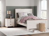 Willowton Whitewash Full Panel Bed from Ashley Furniture - Luna Furniture