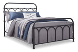 Nashburg Black Full Metal Platform Bed from Ashley Furniture - Luna Furniture