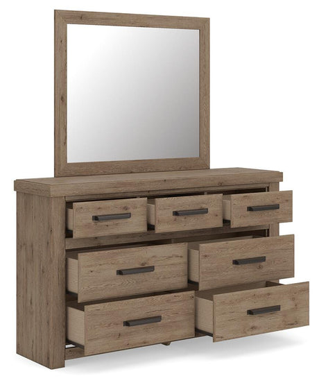 Oliandon Light Brown Panel Bedroom Set from Ashley - Luna Furniture