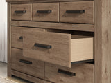 Oliandon Light Brown Dresser and Mirror from Ashley - Luna Furniture