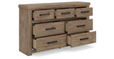 Oliandon Light Brown Dresser from Ashley Furniture - Luna Furniture
