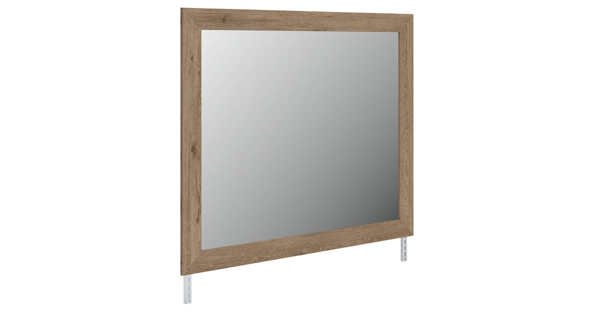 Oliandon Light Brown Bedroom Mirror from Ashley Furniture - Luna Furniture