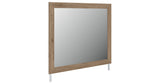 Oliandon Light Brown Bedroom Mirror from Ashley Furniture - Luna Furniture
