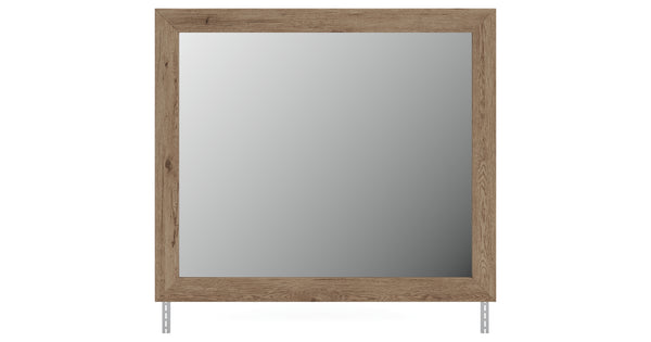 Oliandon Light Brown Bedroom Mirror