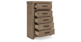 Oliandon Light Brown Chest of Drawers from Ashley Furniture - Luna Furniture