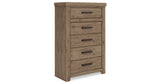 Oliandon Light Brown Chest of Drawers from Ashley Furniture - Luna Furniture