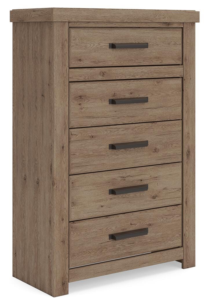 Oliandon Light Brown Chest of Drawers from Ashley Furniture - Luna Furniture