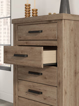 Oliandon Light Brown Chest of Drawers from Ashley Furniture - Luna Furniture