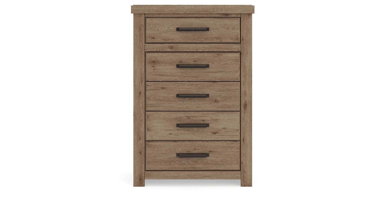 Oliandon Light Brown Chest of Drawers from Ashley Furniture - Luna Furniture