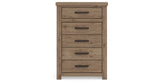 Oliandon Light Brown Chest of Drawers from Ashley Furniture - Luna Furniture