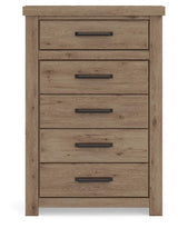 Oliandon Light Brown Chest of Drawers from Ashley Furniture - Luna Furniture