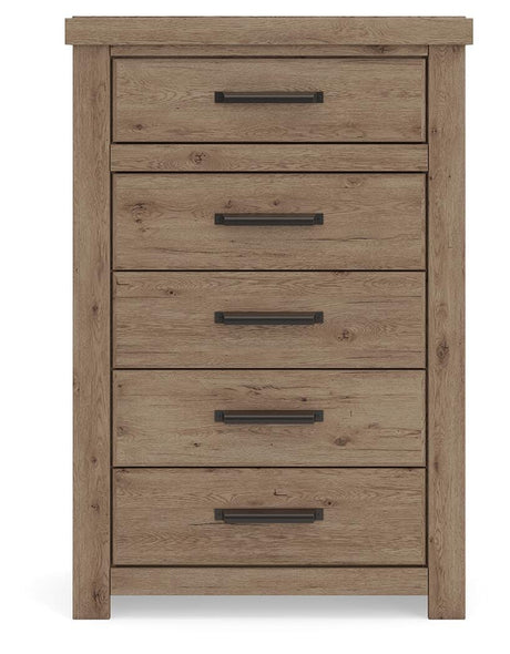 Oliandon Light Brown Chest of Drawers from Ashley Furniture - Luna Furniture