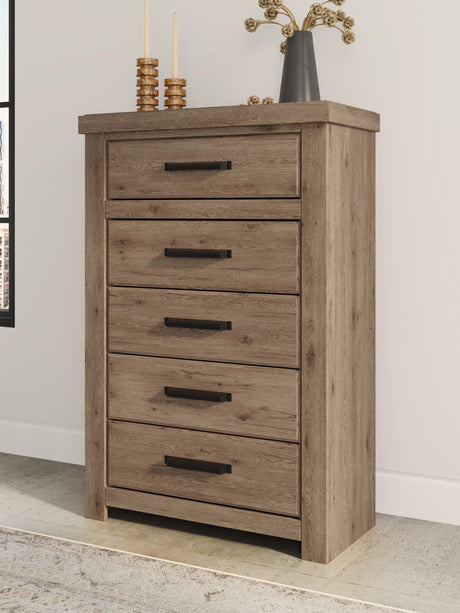 Oliandon Light Brown Chest of Drawers from Ashley Furniture - Luna Furniture