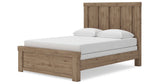 Oliandon Light Brown Queen Panel Bed from Ashley Furniture - Luna Furniture