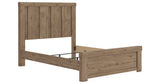 Oliandon Light Brown Queen Panel Bed from Ashley Furniture - Luna Furniture