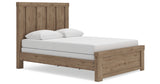 Oliandon Light Brown Queen Panel Bed from Ashley Furniture - Luna Furniture