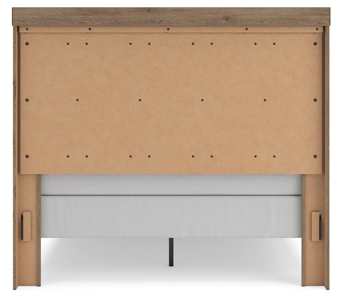 Oliandon Light Brown Queen Panel Bed from Ashley Furniture - Luna Furniture