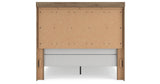 Oliandon Light Brown Queen Panel Bed from Ashley Furniture - Luna Furniture