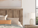 Oliandon Light Brown Queen Panel Bed from Ashley Furniture - Luna Furniture