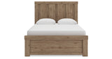 Oliandon Light Brown Queen Panel Bed from Ashley Furniture - Luna Furniture