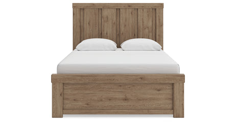 Oliandon Queen Panel Bed, Dresser and Mirror from Ashley Furniture - Luna Furniture