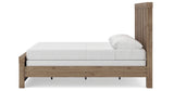 Oliandon Light Brown Queen Panel Bed from Ashley Furniture - Luna Furniture