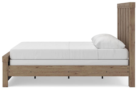 Oliandon Queen Panel Bed, Dresser and Mirror from Ashley Furniture - Luna Furniture