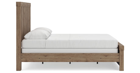 Oliandon Queen Panel Bed, Dresser and Mirror from Ashley Furniture - Luna Furniture