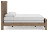 Oliandon Light Brown Queen Panel Bed from Ashley Furniture - Luna Furniture