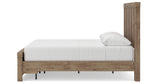 Oliandon Light Brown Queen Panel Storage Bed from Ashley Furniture - Luna Furniture