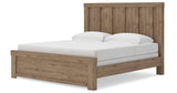Oliandon Light Brown King Panel Bed from Ashley Furniture - Luna Furniture
