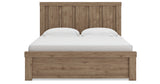 Oliandon Light Brown King Panel Bed from Ashley Furniture - Luna Furniture