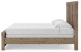 Oliandon Light Brown King Panel Bed from Ashley Furniture - Luna Furniture
