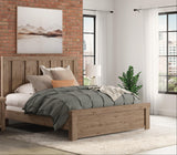 Oliandon Light Brown King Panel Bed, Dresser and Chest from Ashley - Luna Furniture