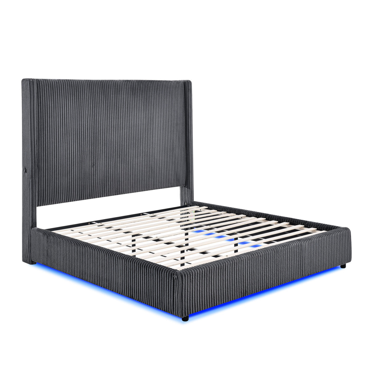 B300 Belinda (Grey) King Bed from New Era Innovations - Luna Furniture