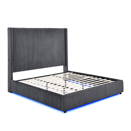 B300 Belinda (Grey) King Bed from New Era Innovations - Luna Furniture