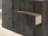 Shaehartin Dark Brown Dresser and Mirror from Ashley - Luna Furniture