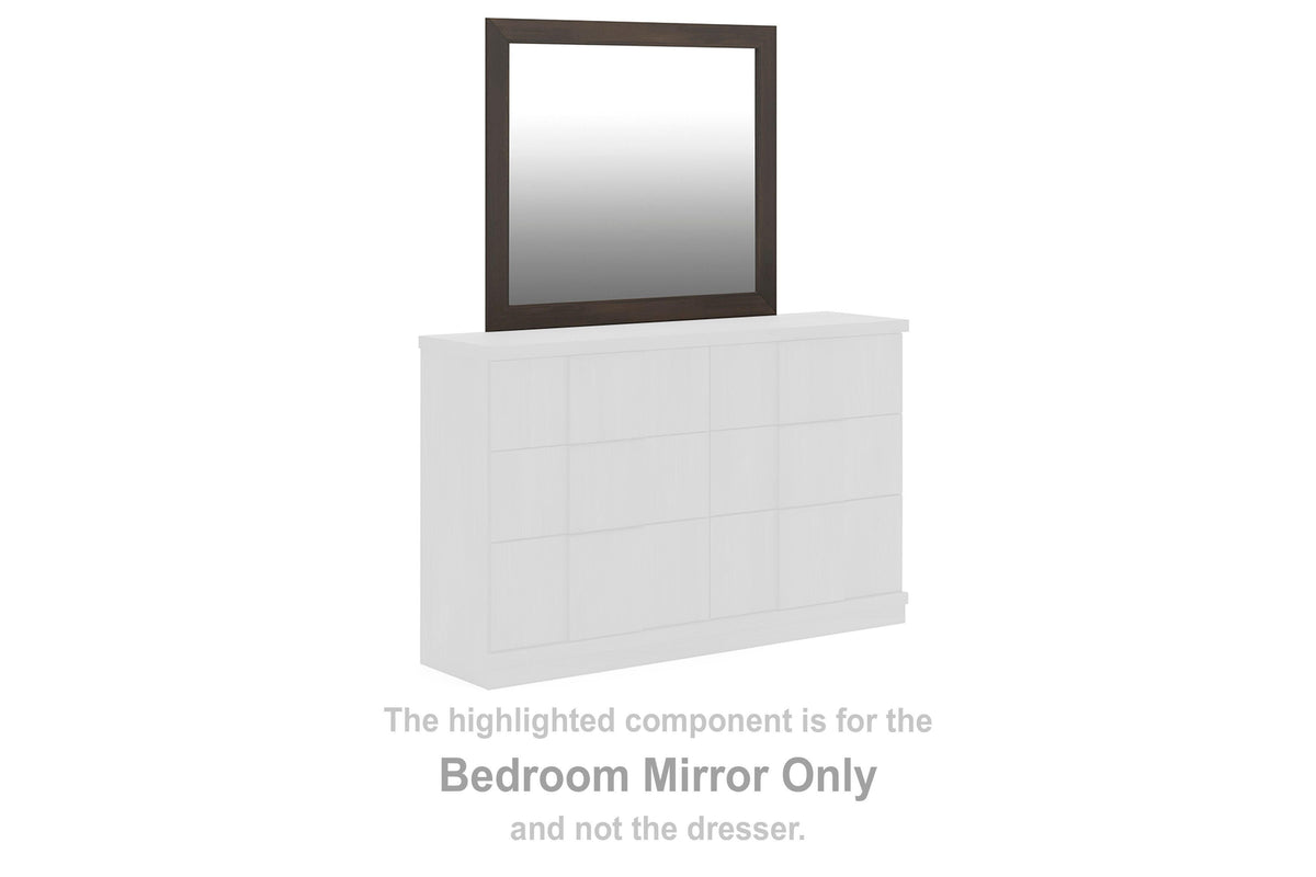 Shaehartin Dark Brown Bedroom Mirror from Ashley - Luna Furniture
