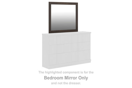 Shaehartin Dark Brown Bedroom Mirror from Ashley - Luna Furniture