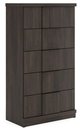 Shaehartin Dark Brown Chest of Drawers from Ashley - Luna Furniture