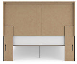 Shaehartin Dark Brown Queen Panel Platform Bed from Ashley - Luna Furniture
