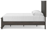 Shaehartin Dark Brown Queen Panel Platform Bed from Ashley - Luna Furniture