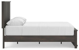 Shaehartin Dark Brown Queen Panel Platform Bed from Ashley - Luna Furniture