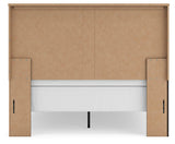 Shaehartin Dark Brown Queen Panel Bed from Ashley - Luna Furniture