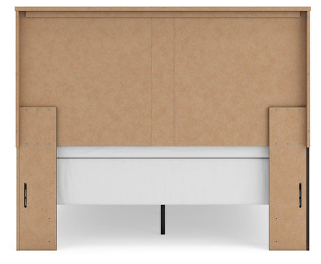 Shaehartin Dark Brown Queen Panel Bed from Ashley - Luna Furniture
