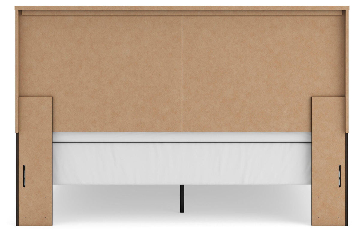 Shaehartin Dark Brown King Panel Bed from Ashley - Luna Furniture