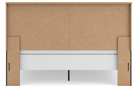 Shaehartin Dark Brown King Panel Bed from Ashley - Luna Furniture