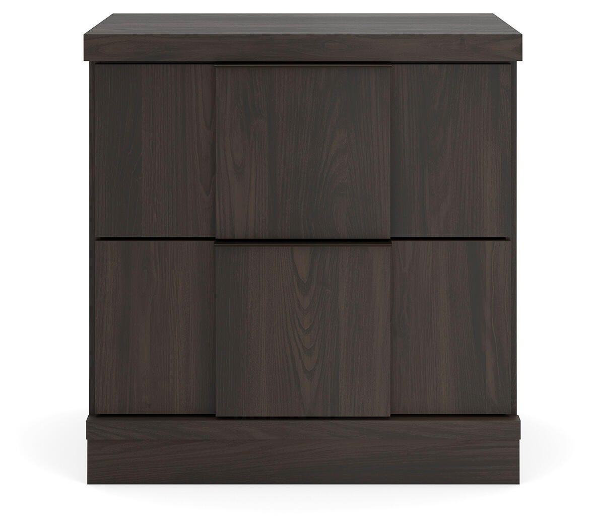 Shaehartin Dark Brown Nightstand from Ashley - Luna Furniture